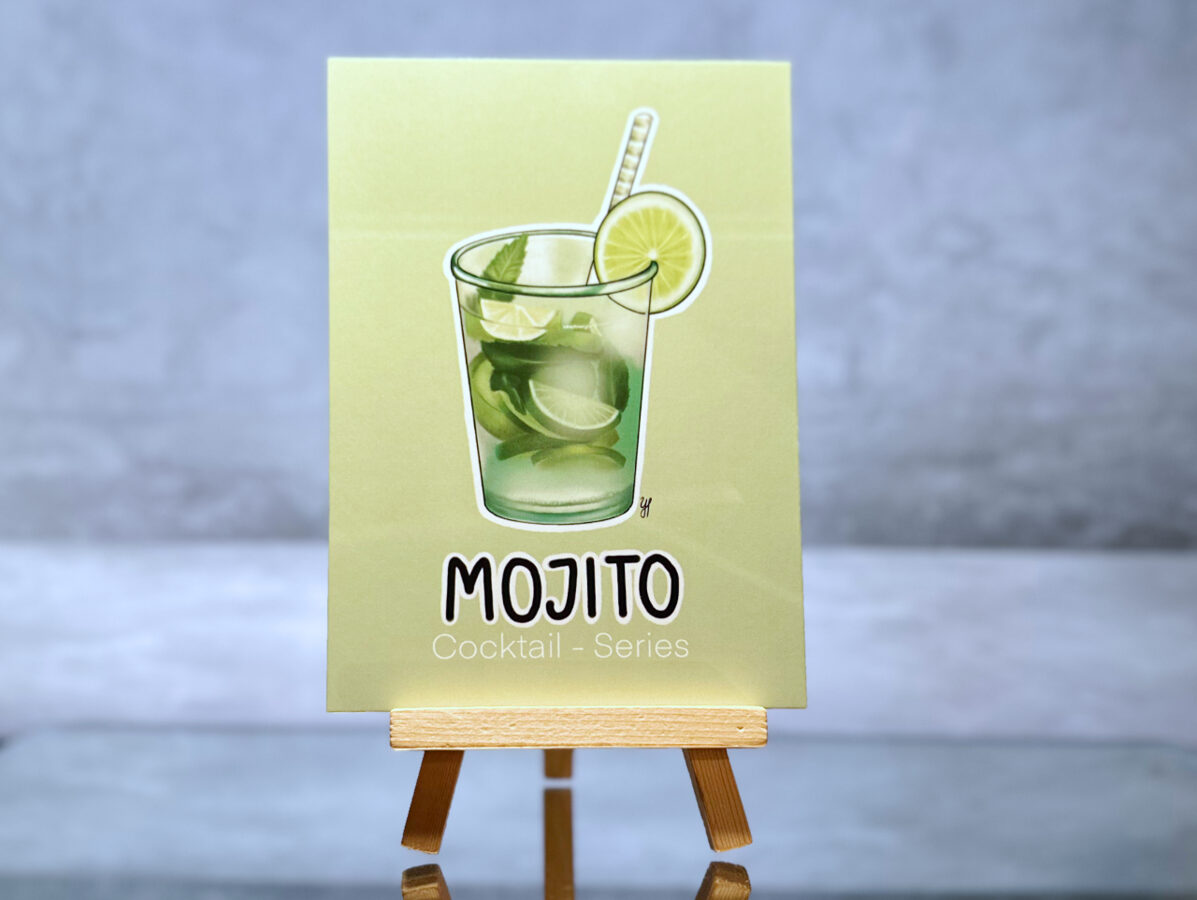 Postcard "Mojito" - Cocktail Series