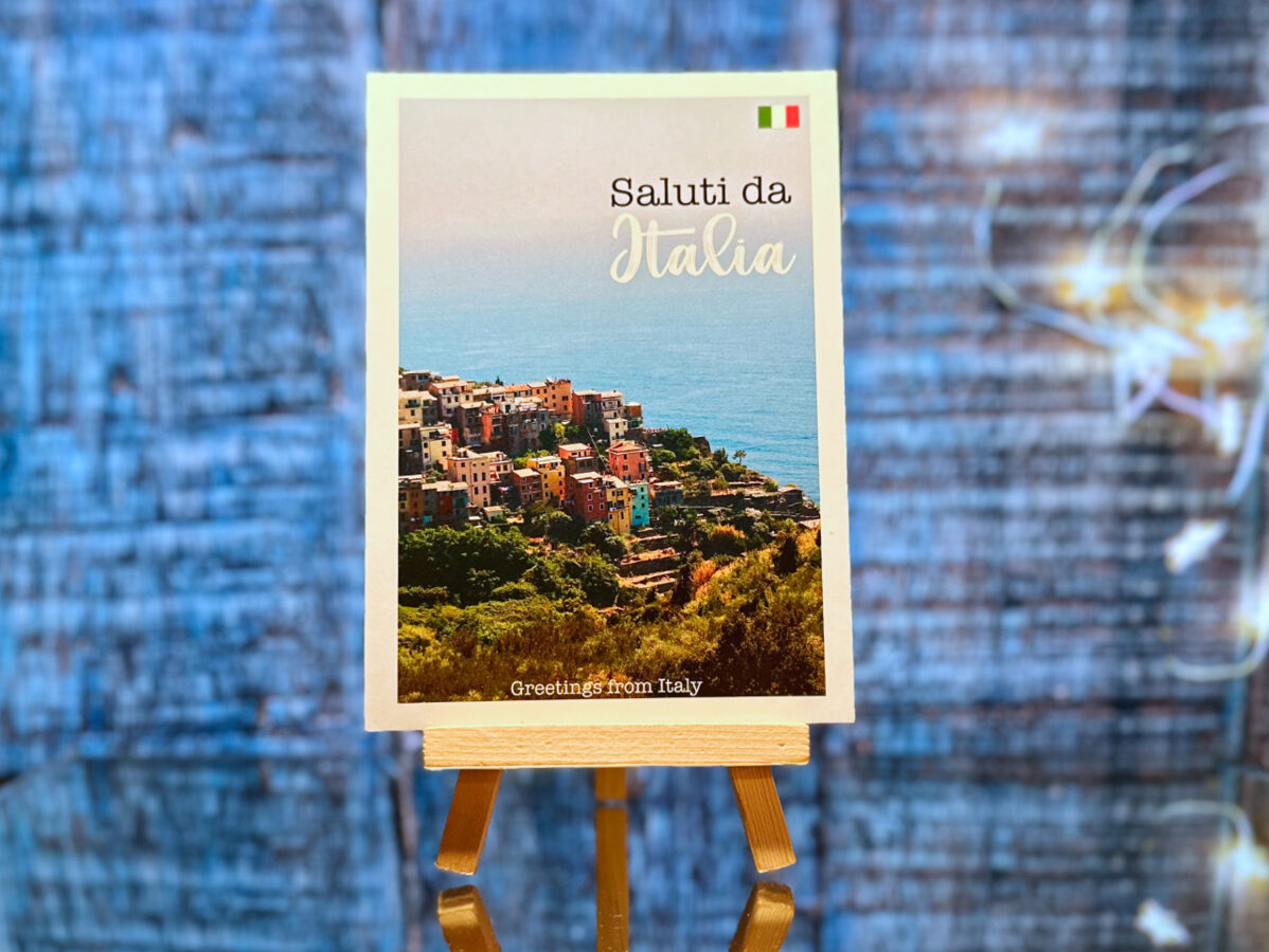 Postkarte "Grüße aus Italien" 