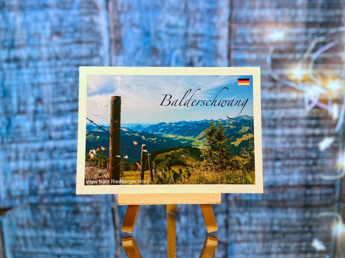 View postcard "Balderschwang, Riedberger Horn"