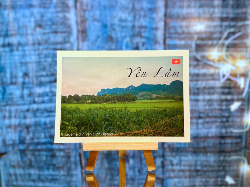 Postkarte "Dorf in Vietnam"